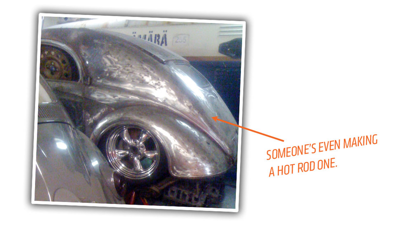 Illustration for article titled The True Story Behind This Mysterious Mutant VW Beetle